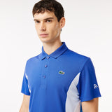 Lacoste Men's Regular Fit Jersey Tennis Polo (Blue) - RacquetGuys.ca