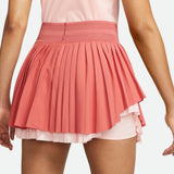 Nike Women's  Dri-FIT Slam Skirt (Pink/White) - RacquetGuys.ca