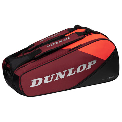 Dunlop CX Performance 8 Pack Racquet Bag (Red/Black) - RacquetGuys.ca