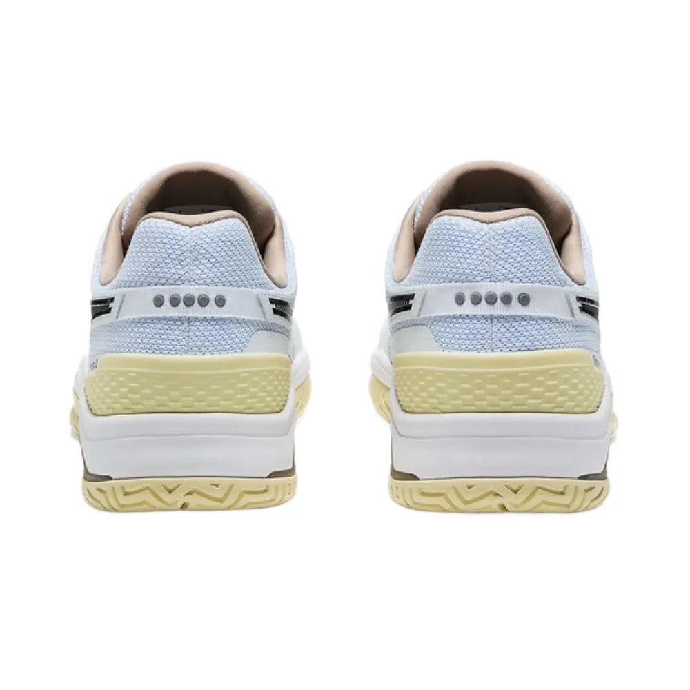 Diadora Blushield Torneo 3 Men's Tennis Shoe (White/Black/Rutabaga) - RacquetGuys.ca