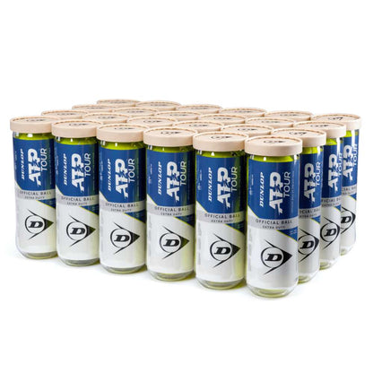 Dunlop ATP Tour Extra Duty Tennis Ball -  24 Can Case - RacquetGuys.ca