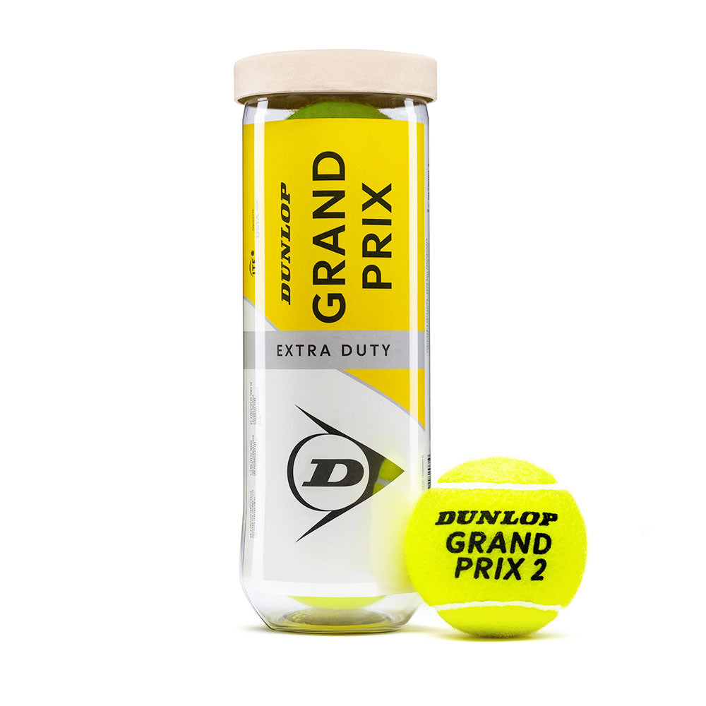 Dunlop Grand Prix Extra Duty Tennis Balls – 24 Can Case - RacquetGuys.ca