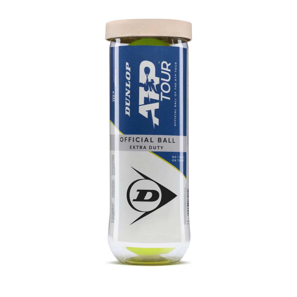 Dunlop ATP Tour Extra Duty Tennis Ball (3 Ball) - RacquetGuys.ca