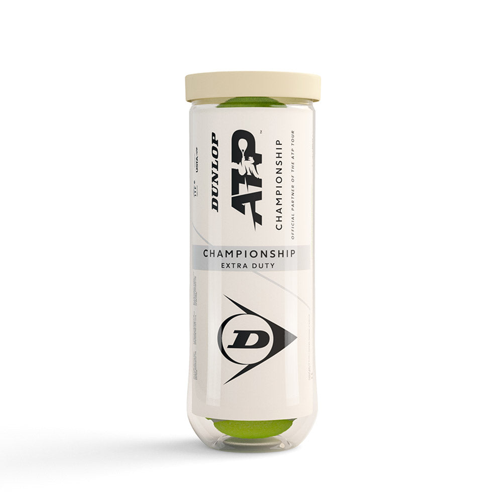 Dunlop ATP Championship Extra Duty Tennis Balls - 24 Can Case (New Packaging) - RacquetGuys.ca