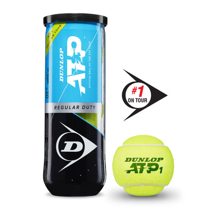 Dunlop ATP  Regular Duty Tennis Balls - RacquetGuys.ca