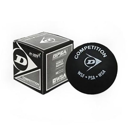 Dunlop Competition Single Yellow Dot Squash Ball - RacquetGuys.ca