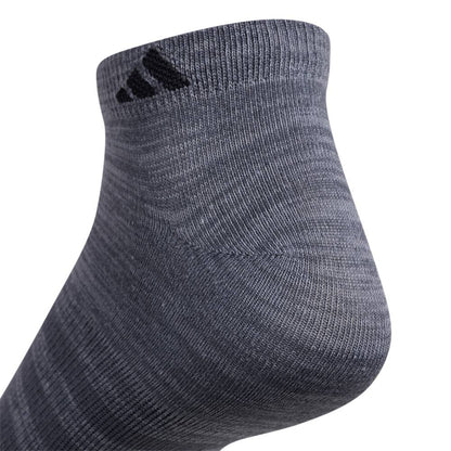 adidas Men's Superlite Low-Cut Socks 6 Pack (Dark Grey) - RacquetGuys.ca