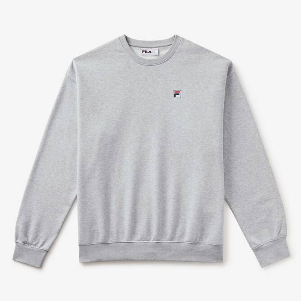 Fila Unisex Classic Relaxed Sweatshirt (Grey) - RacquetGuys.ca