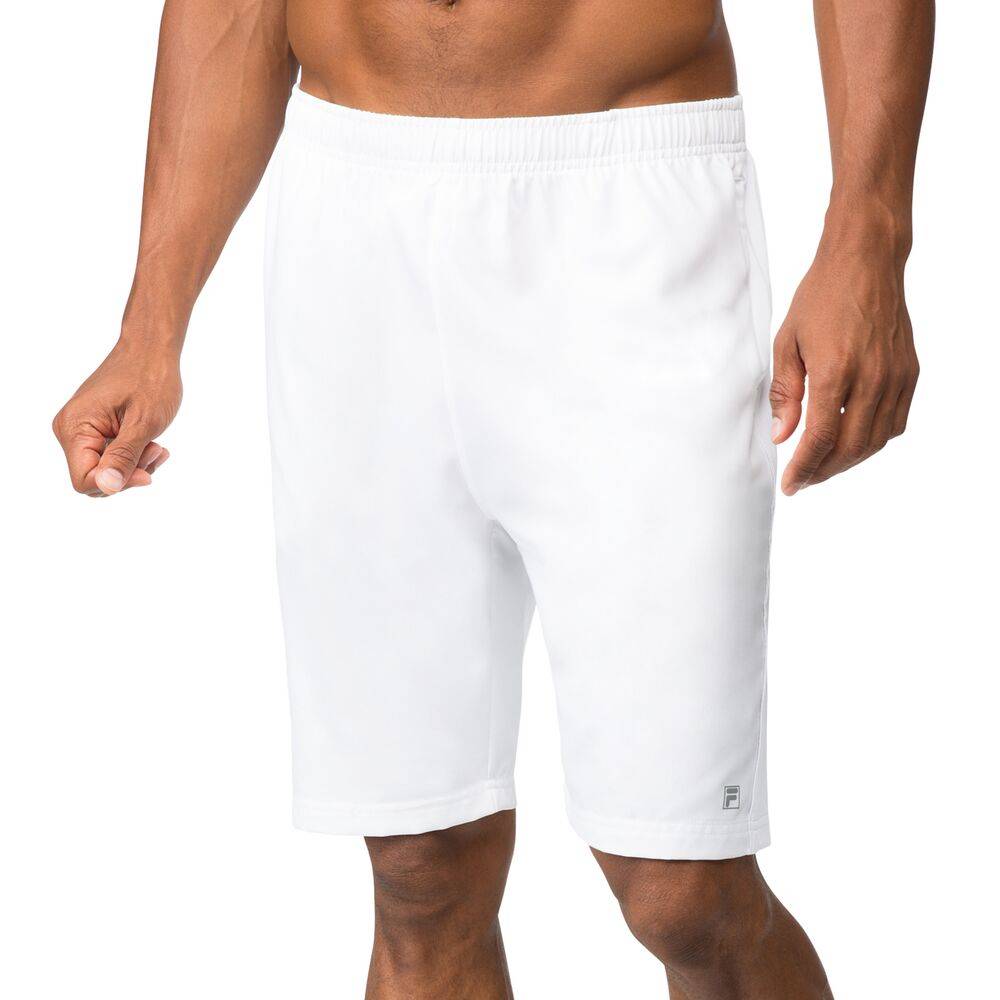 Fila Men's Core 9-Inch Short (White) - RacquetGuys.ca