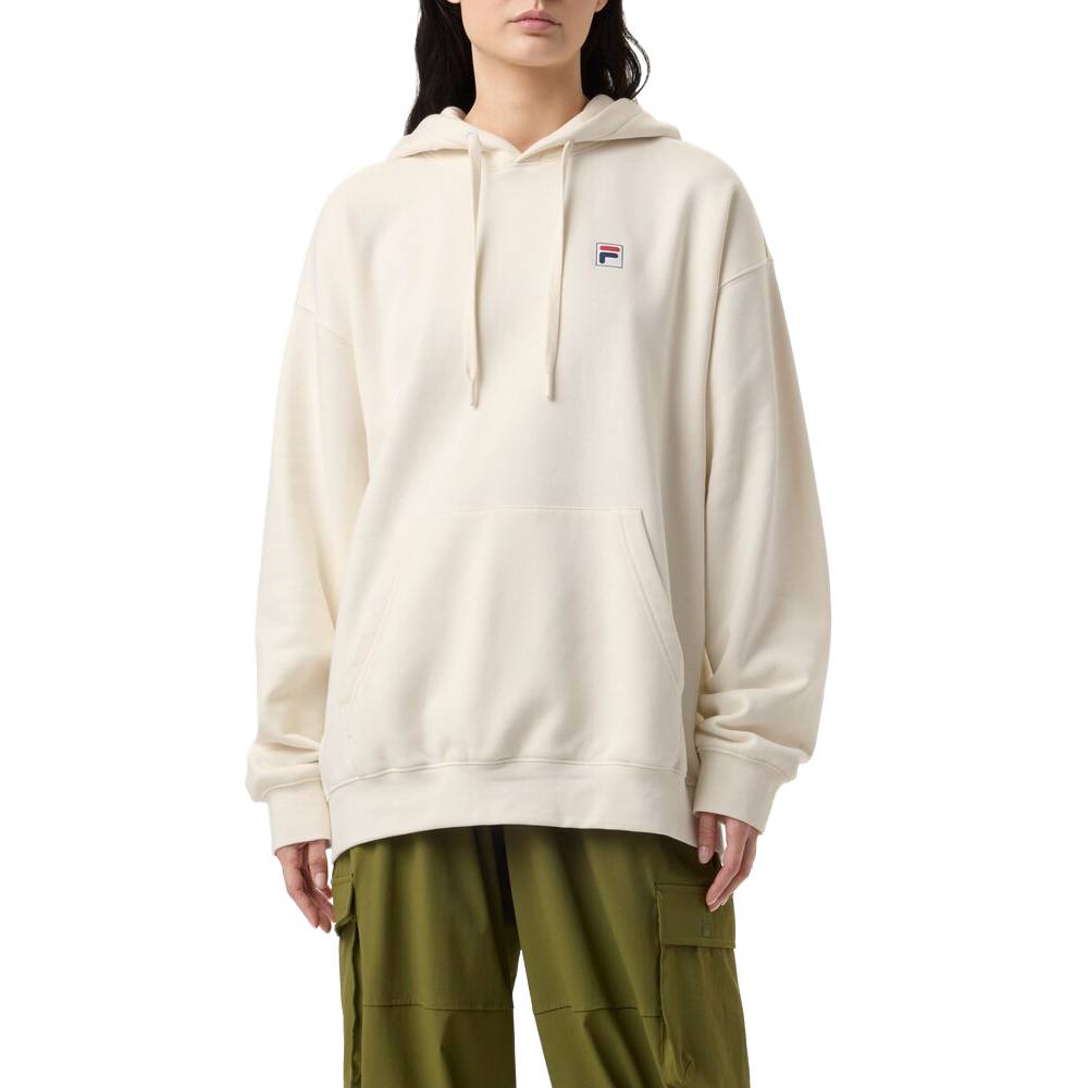 Fila Unisex Classic Relaxed Hoodie (Gardenia) - RacquetGuys.ca
