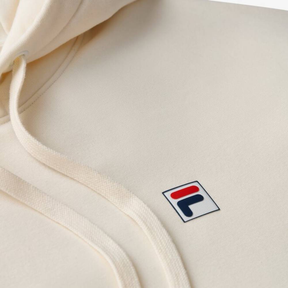 Fila Unisex Classic Relaxed Hoodie (Gardenia) - RacquetGuys.ca