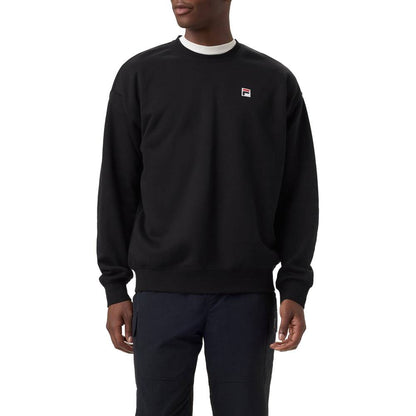 Fila Unisex Classic Relaxed Sweatshirt (Black) - RacquetGuys.ca