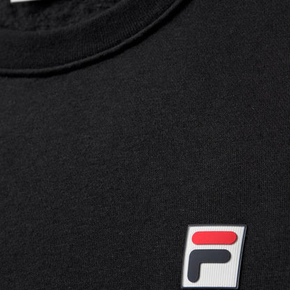 Fila Unisex Classic Relaxed Sweatshirt (Black) - RacquetGuys.ca