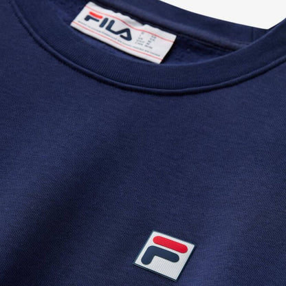 Fila Unisex Classic Relaxed Sweatshirt (Fila Navy) - RacquetGuys.ca