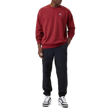 Fila Unisex Classic Relaxed Sweatshirt (Tibetan Red) - RacquetGuys.ca