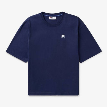 Fila Unisex Country Club Raquet Box Tee Top (Fila Navy) - RacquetGuys.ca