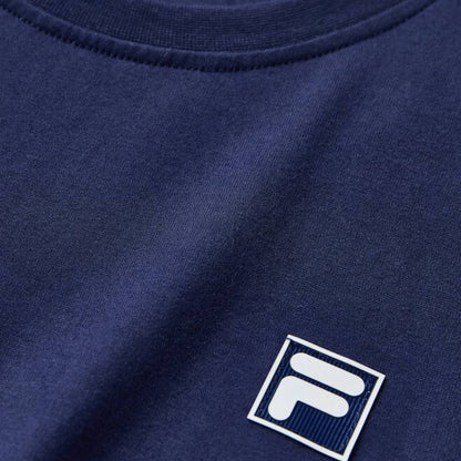 Fila Unisex Country Club Raquet Box Tee Top (Fila Navy) - RacquetGuys.ca