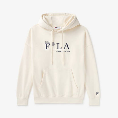 Fila Unisex Country Club Hoodie (Gardenia) - RacquetGuys.ca