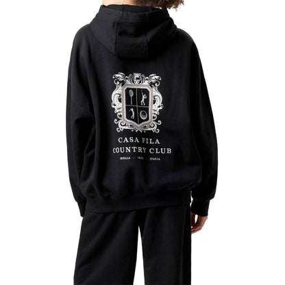 Fila Unisex Crest Country Club Hoodie (Black) - RacquetGuys.ca