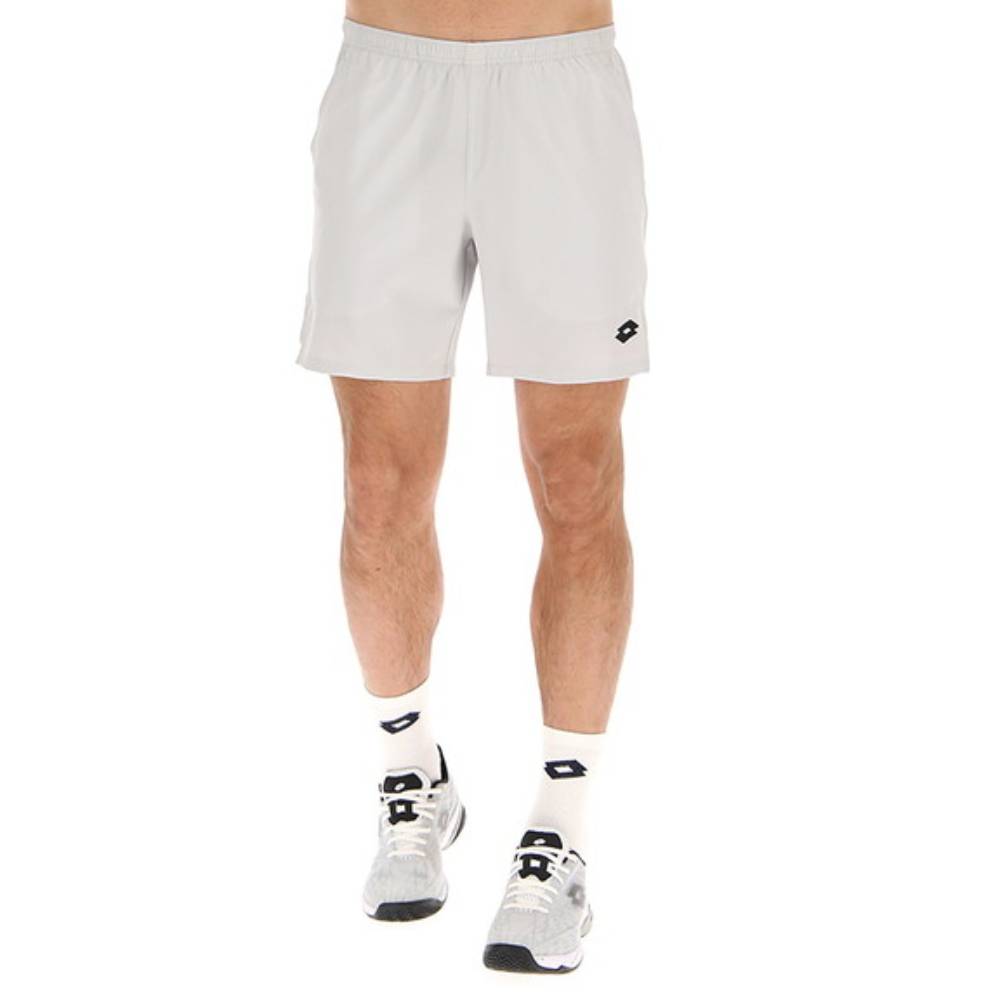 Lotto Men's Top II Short 7-Inch (Grey) - RacquetGuys.ca