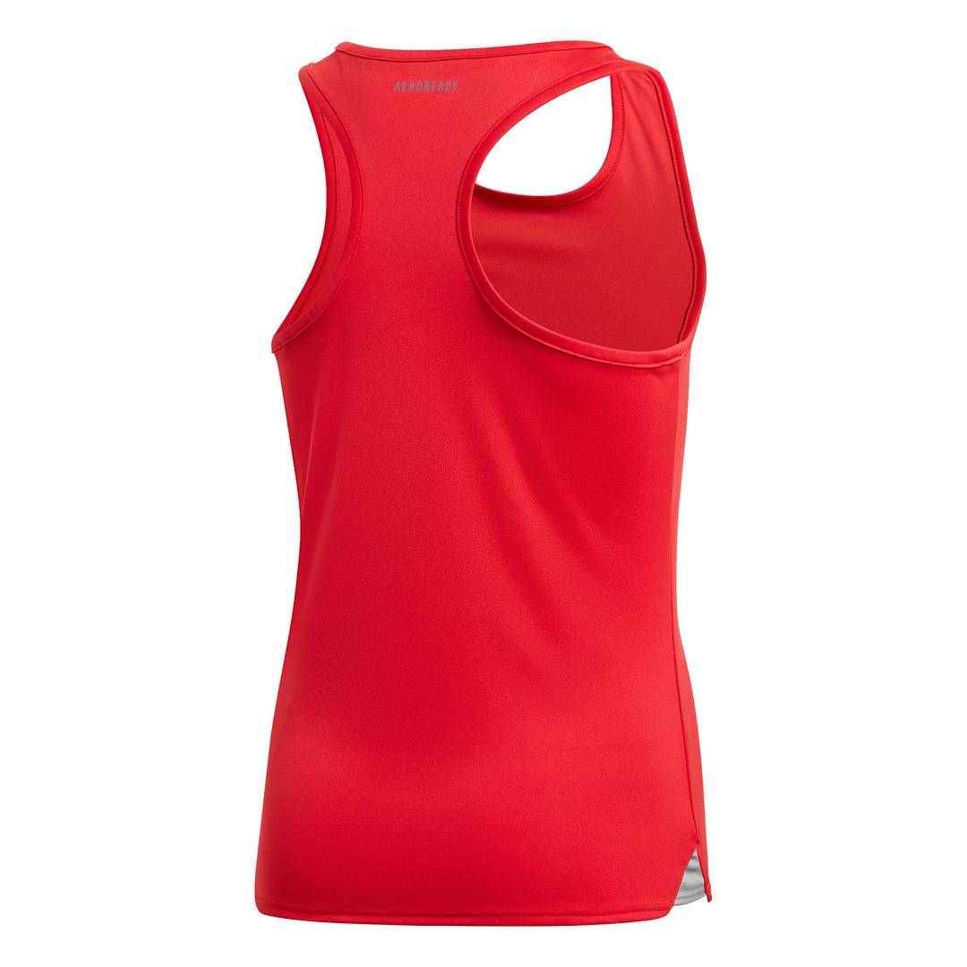 adidas Girls' Club Tank Top (Scarlet) - RacquetGuys.ca