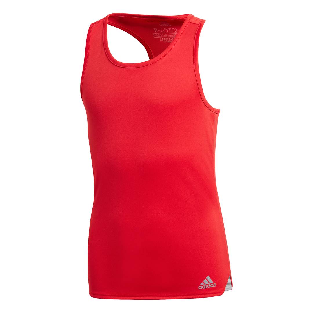 adidas Girls' Club Tank Top (Scarlet) - RacquetGuys.ca