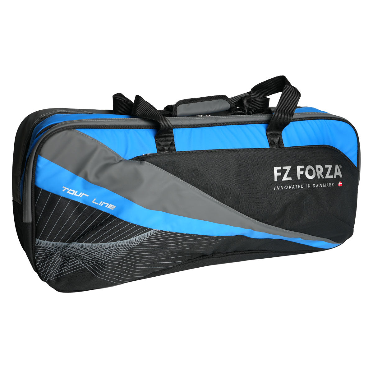 FZ Forza Tour Line Square Racquet Bag (Electric Blue) - RacquetGuys.ca