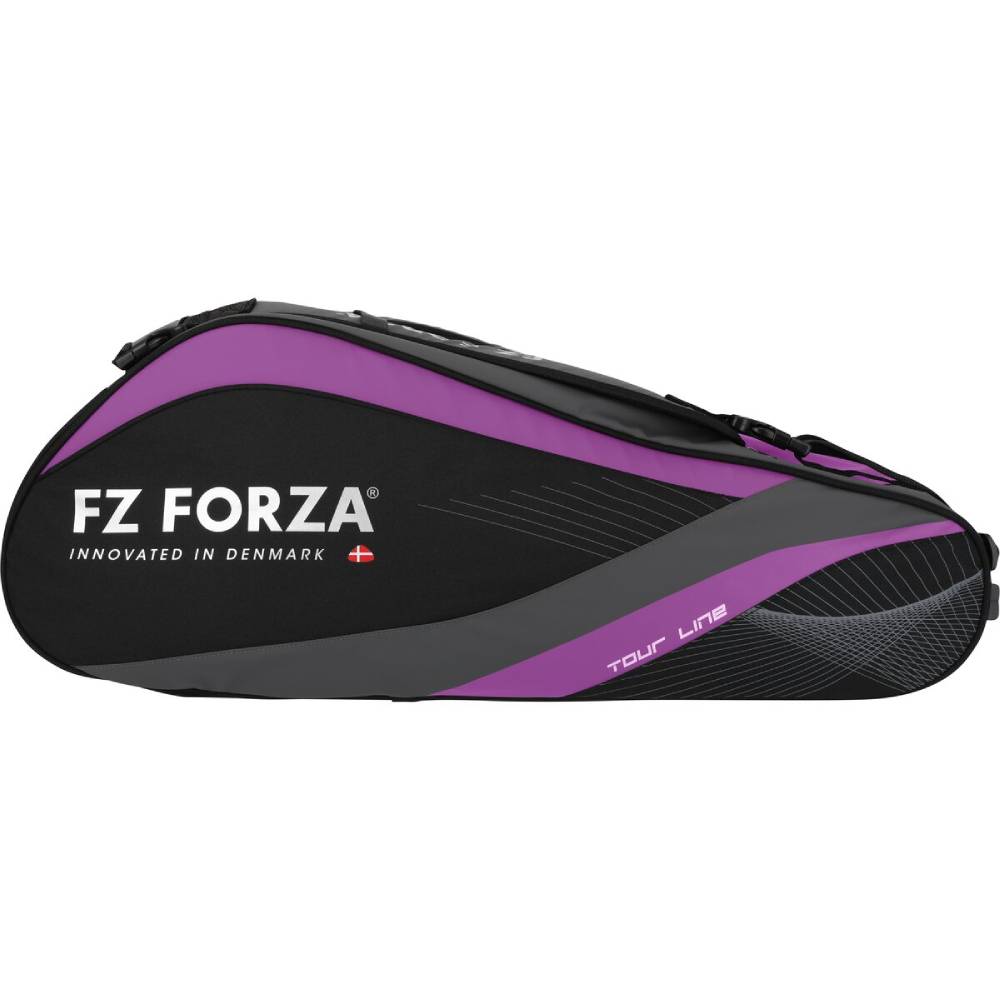 FZ Forza Tour Line 6 Pack Racquet Bag (Purple Flower) - RacquetGuys.ca