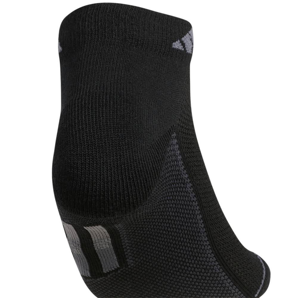 adidas Women's Superlite Low-Cut Socks 3 Pack (Black/White/Grey) - RacquetGuys.ca