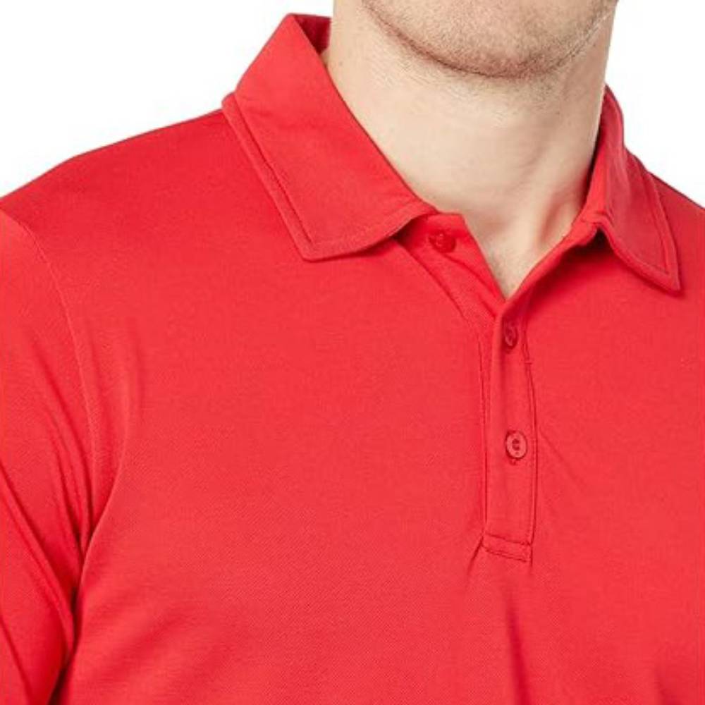 Fila Men's Essentials Pique Polo (Fila Red) - RacquetGuys.ca