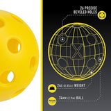 Franklin X-26 Indoor Pickleball Ball (Yellow) - RacquetGuys.ca