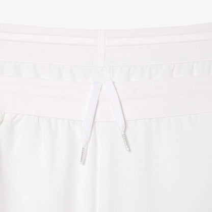 Lacoste Men's Ultra Dry Tennis Shorts (White) - RacquetGuys.ca