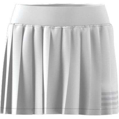 adidas Women's Club Pleated Skirt (White/Grey) - RacquetGuys.ca