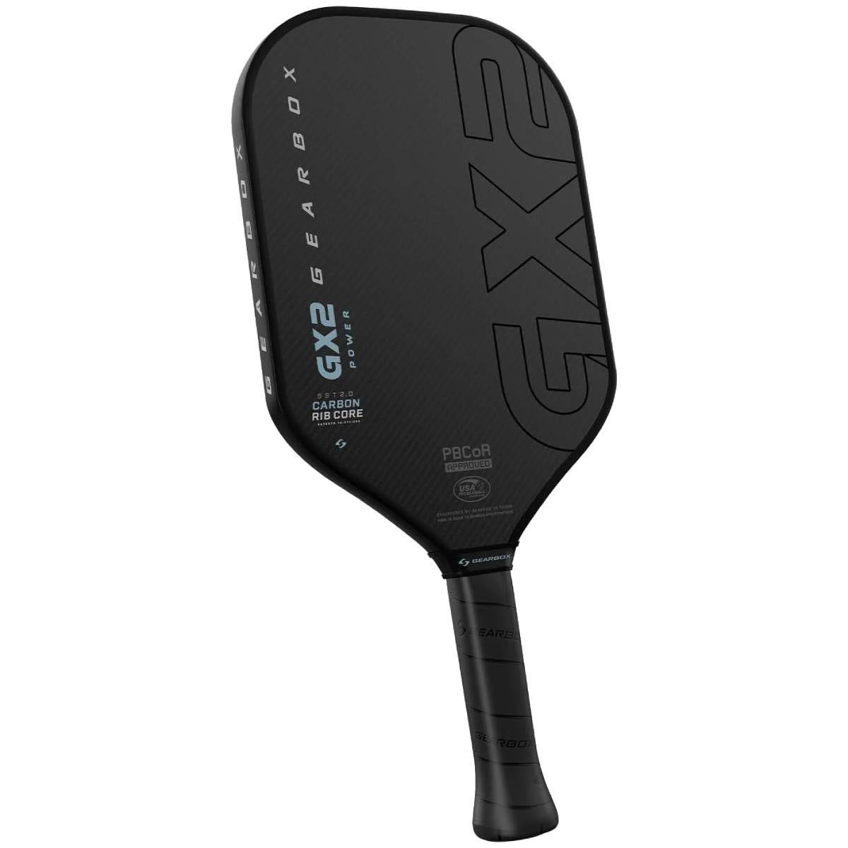 Gearbox GX2 Power Hybrid Pickleball Paddle (8.0 oz.) 4" - Demo Rental - RacquetGuys.ca