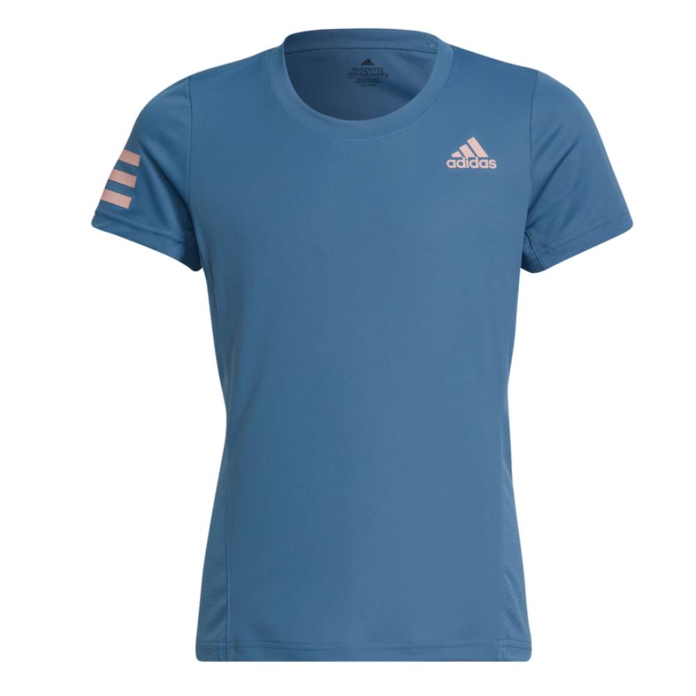 adidas Girls' Club Top (Altered Blue/Wonder Mauve) - RacquetGuys.ca