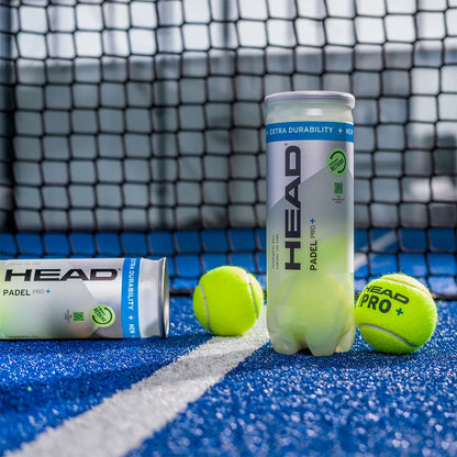 Head Padel Pro+ Balls (3 Ball Can) - RacquetGuys.ca