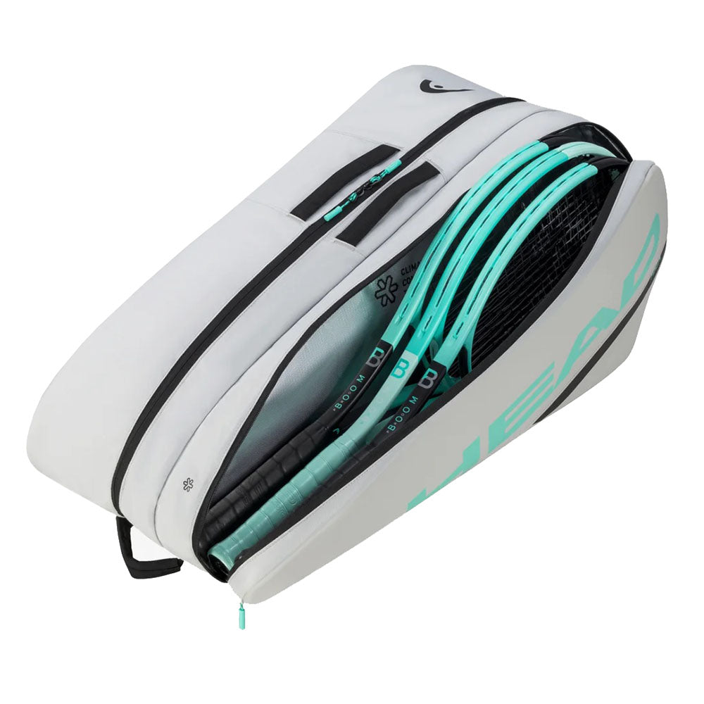 Head Tour Tennis, Squash Racquet Bag Large (Ceramic/Teal