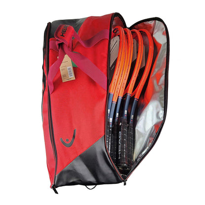 Head Tour Team Supercombi 9 Pack Racquet Bag (Red/Black) - RacquetGuys.ca