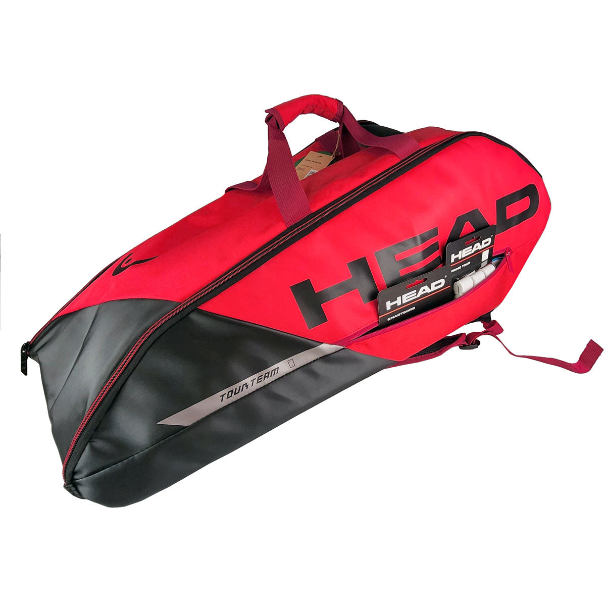 Head Tour Team Supercombi 9 Pack Racquet Bag (Red/Black) - RacquetGuys.ca