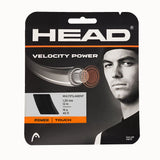 Head Velocity Power 16/1.30 Tennis String (Black)