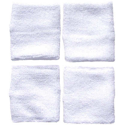 Tourna Hi Performance Wristband (2 pairs, White) - RacquetGuys.ca