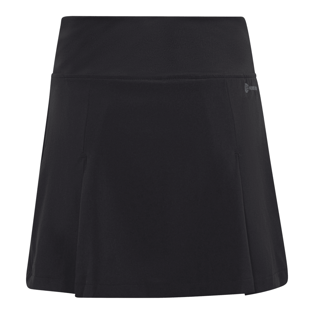 adidas Girl's Club Pleat Skirt (Black) - RacquetGuys.ca