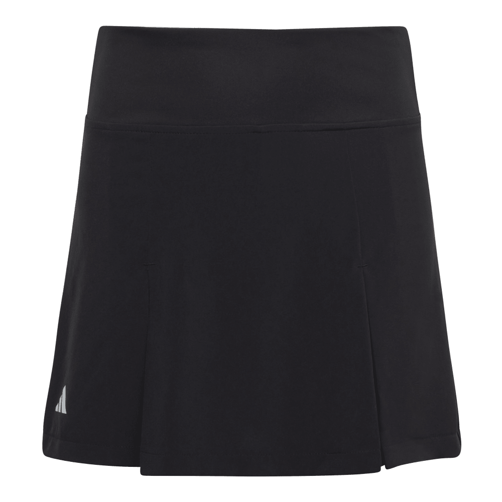 adidas Girl's Club Pleat Skirt (Black) - RacquetGuys.ca
