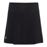 adidas Girl's Club Pleated Skirt (Black)