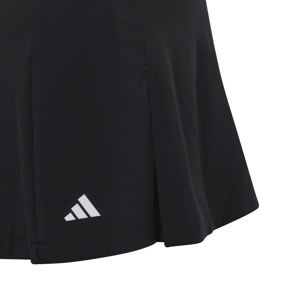 adidas Girl's Club Pleat Skirt (Black) - RacquetGuys.ca