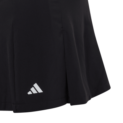 adidas Girl's Club Pleat Skirt (Black) - RacquetGuys.ca