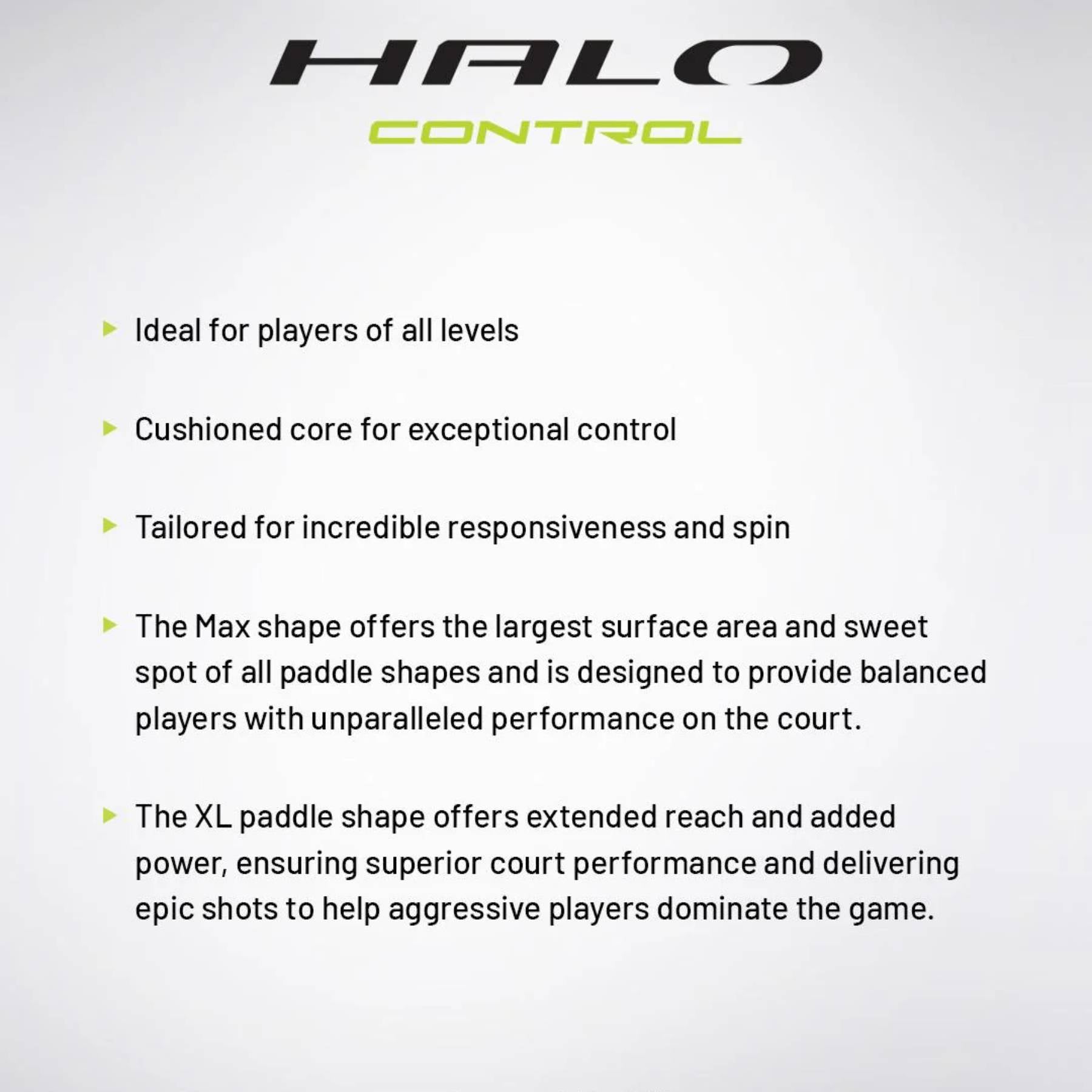 Selkirk SLK Halo Control Max - Demo Rental (S41) - RacquetGuys.ca