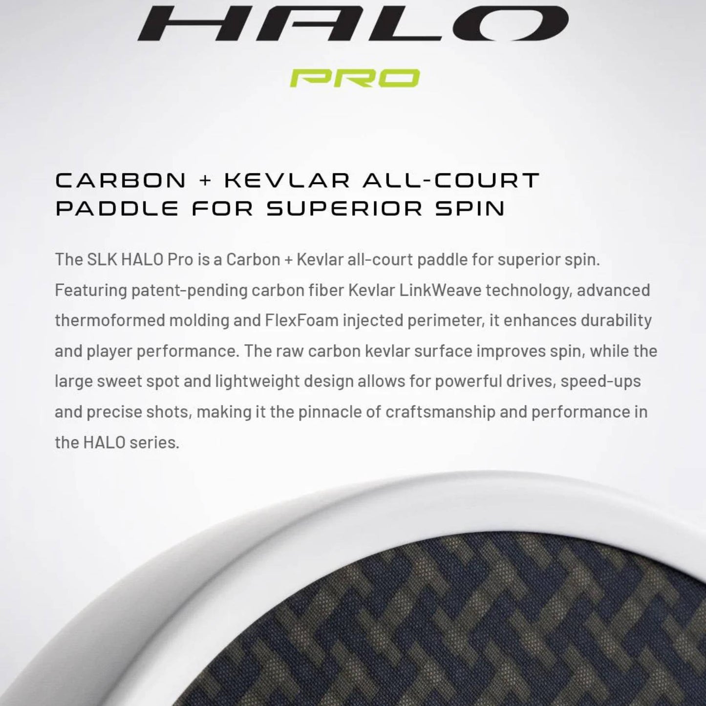 Selkirk SLK Halo Pro XL - Demo Rental (S39) - RacquetGuys.ca