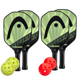 Head Extreme Elite 4 Paddle Pickleball Bundle