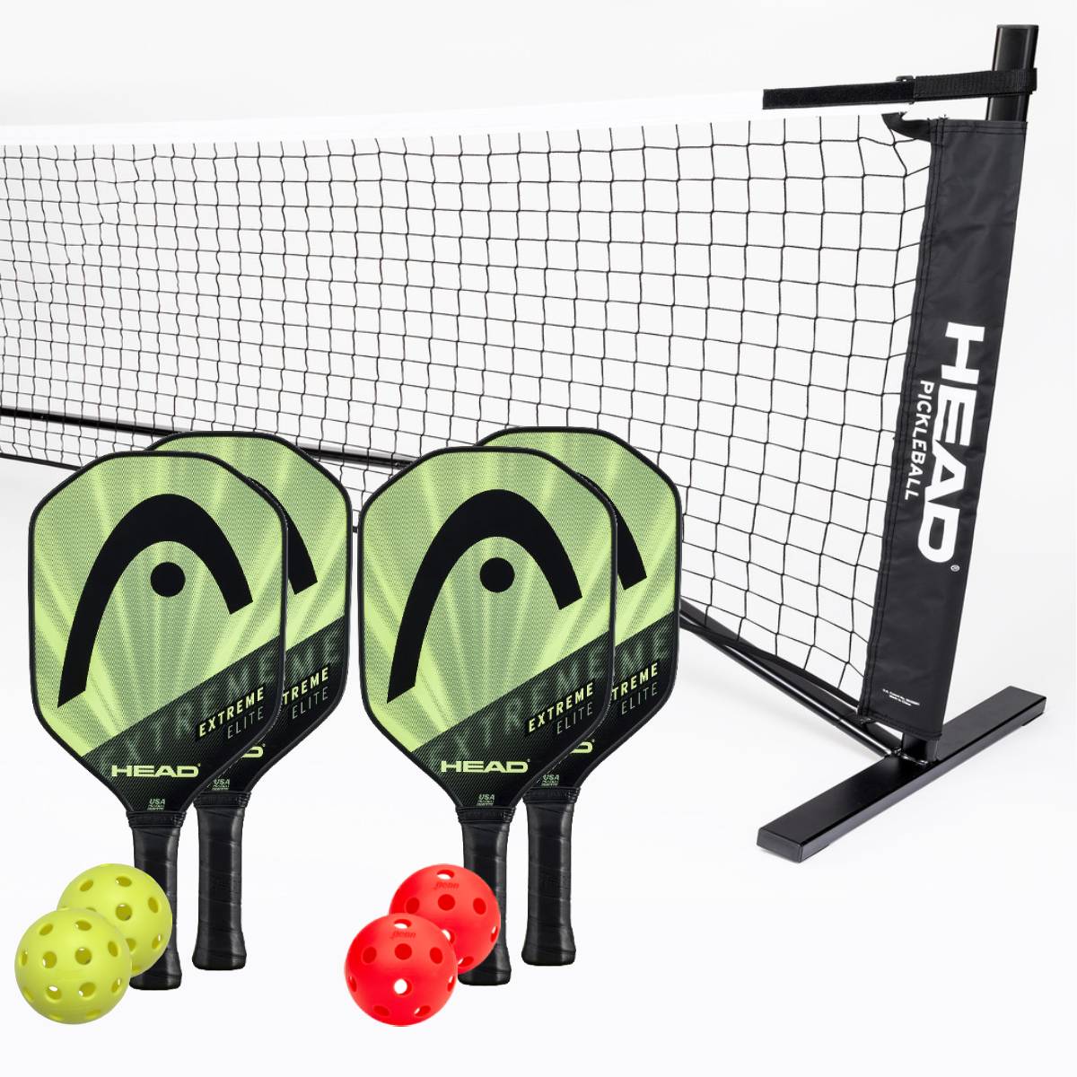 Head Extreme Elite 4 Paddle + Net Pickleball Bundle - RacquetGuys.ca